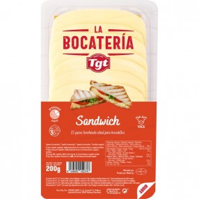 LA BOCATERIA Queso de sandwich en lonchas envase 200 grs